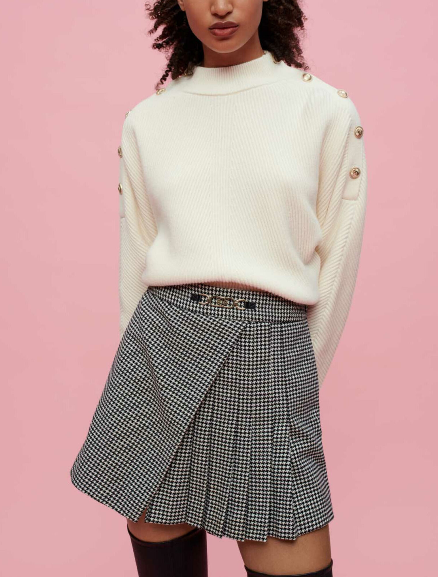 Pantaloncini pied-de-poule