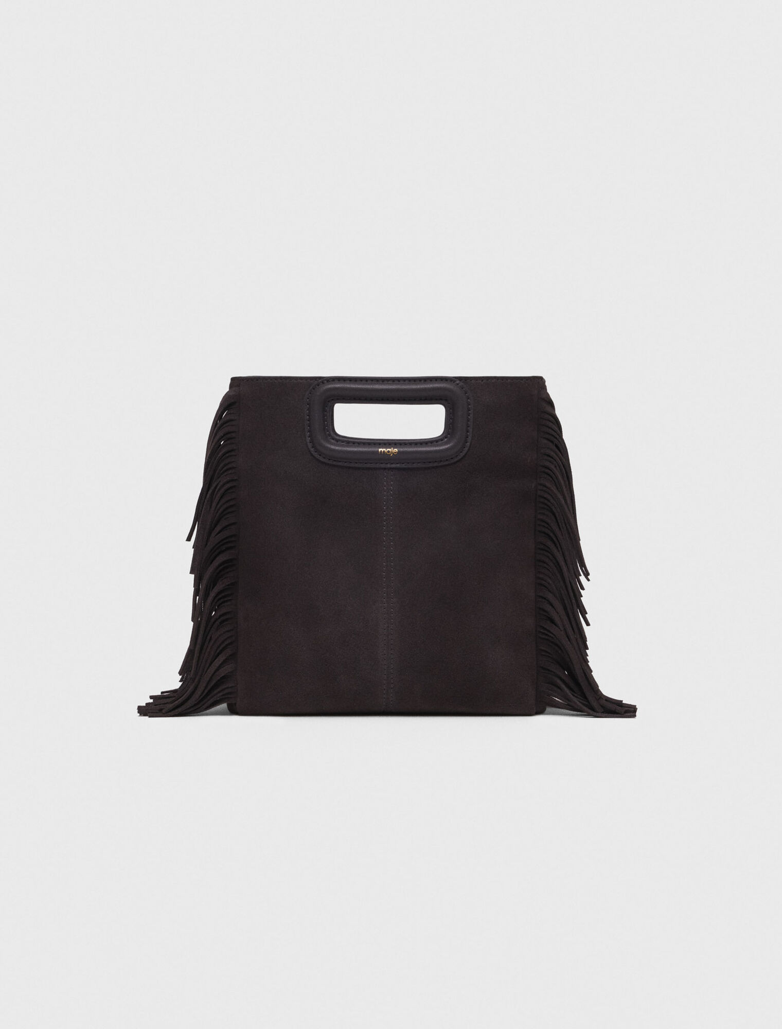Borsa M in pelle scamosciata