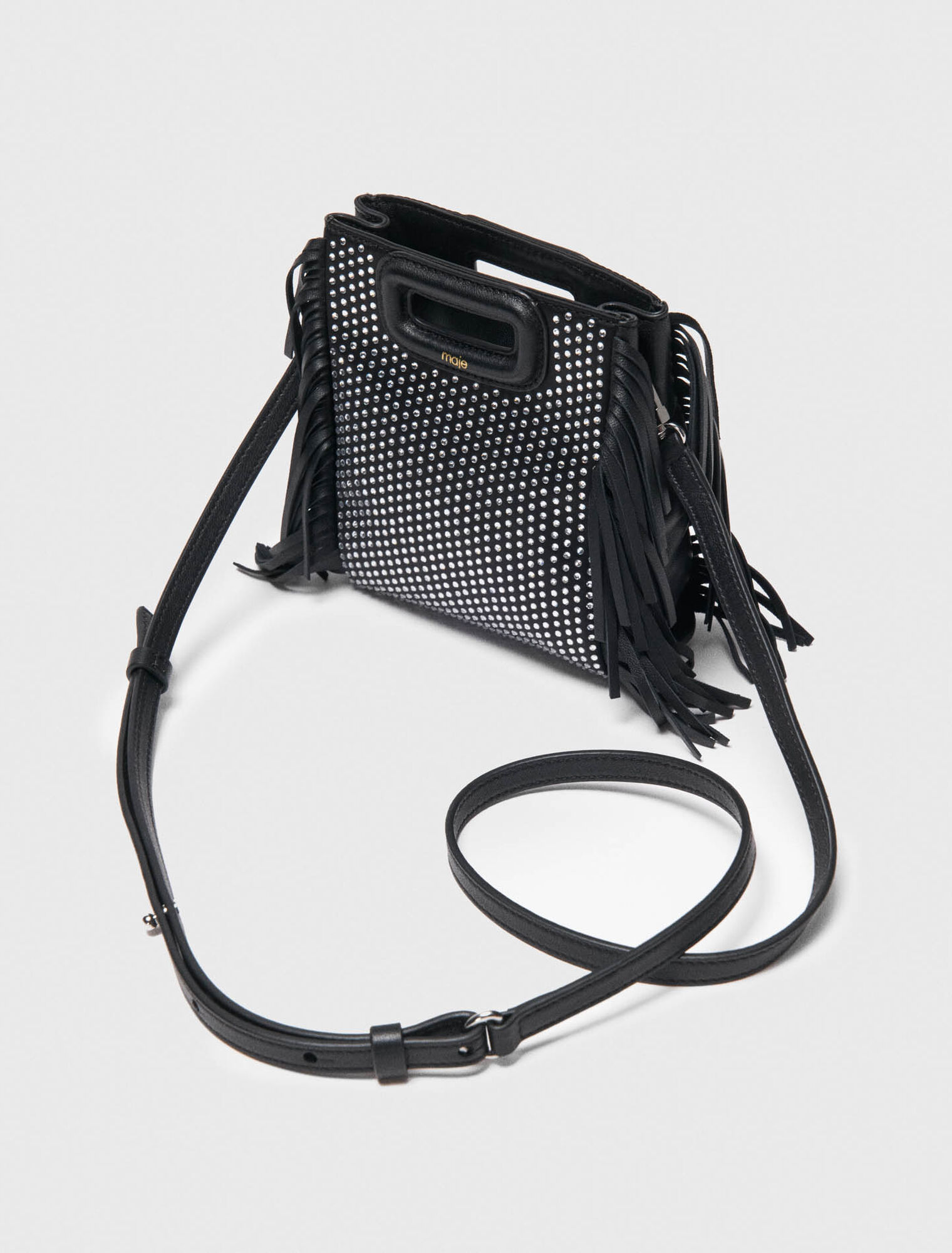 Borsa M mini con strass