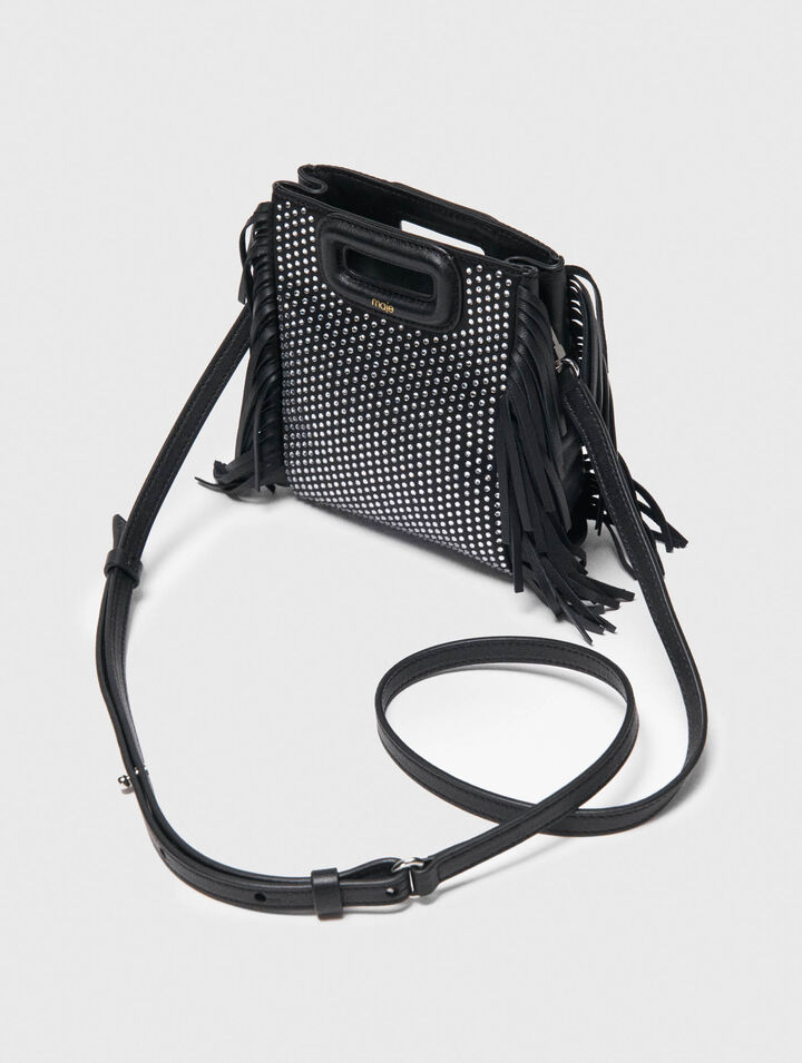 Borsa M mini con strass