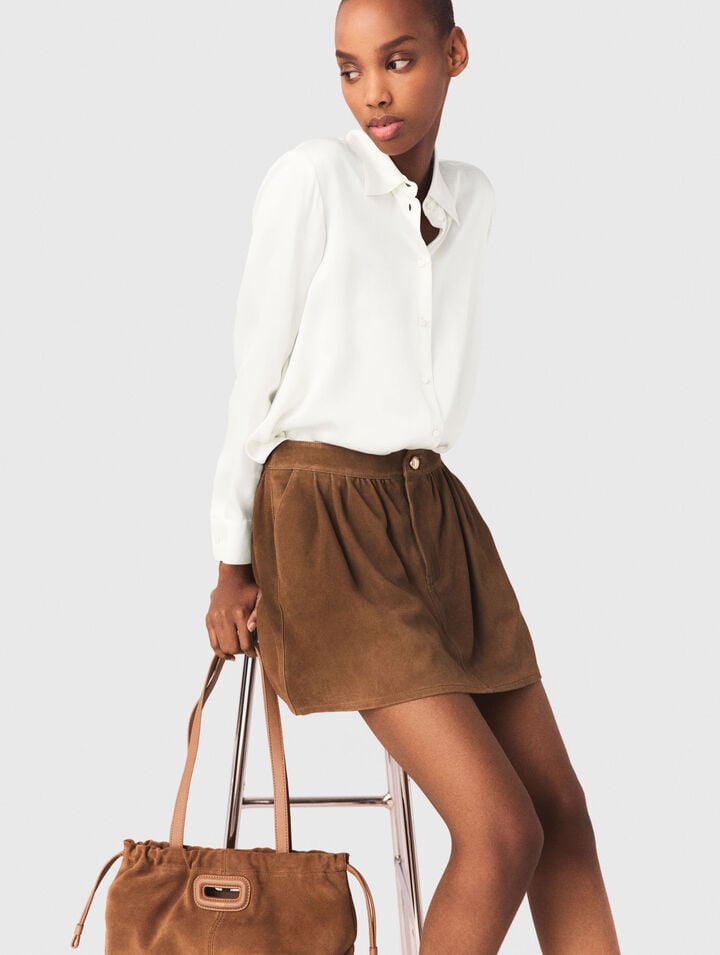 Camicia bianca in seta