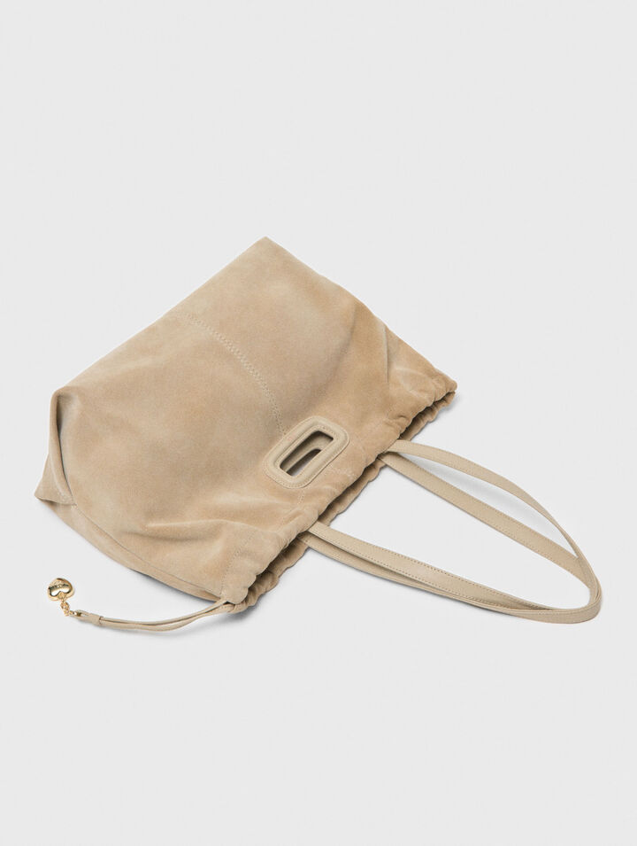 Tote bag Milpli in camoscio
