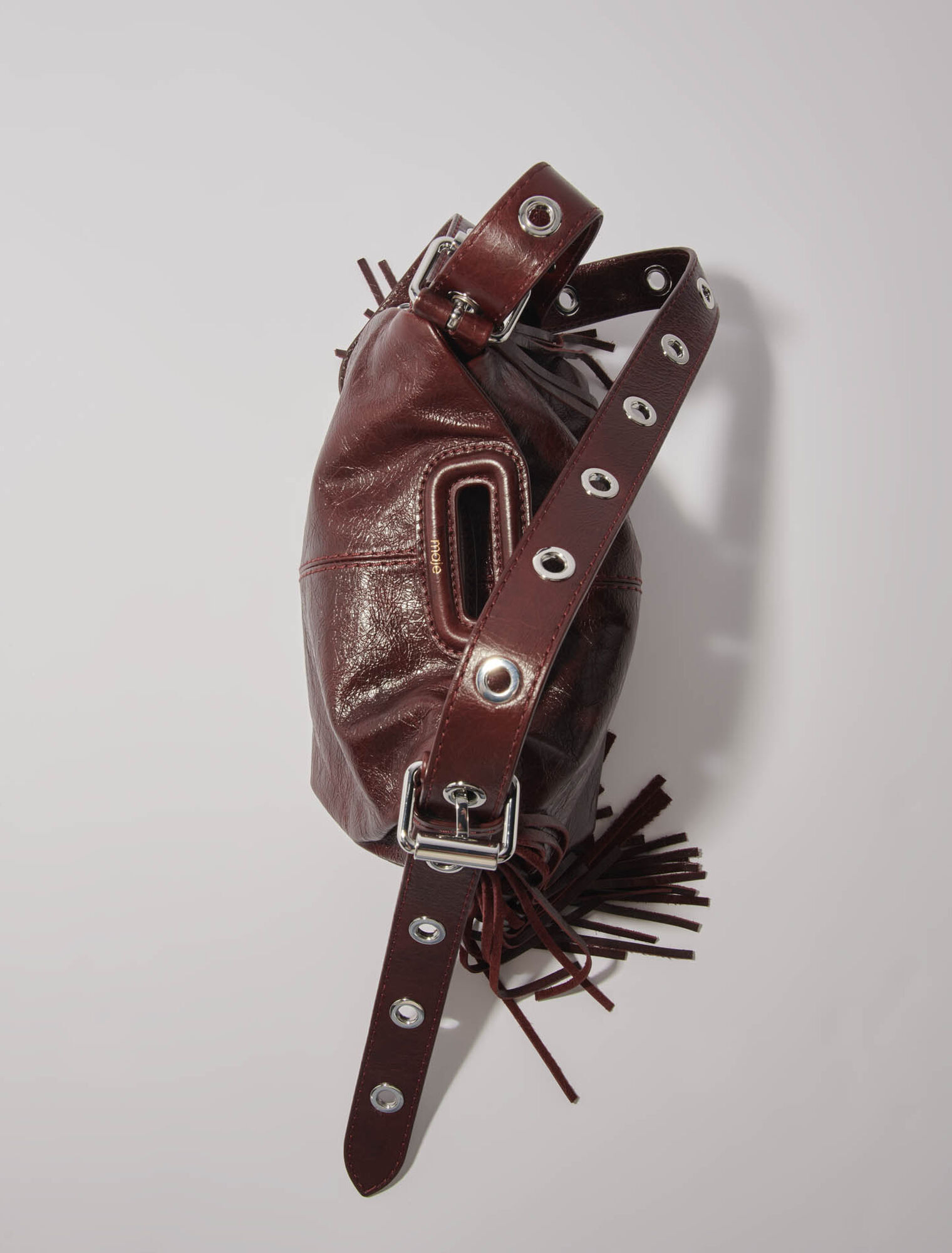 Mini-bag Miss M in pelle craquelé