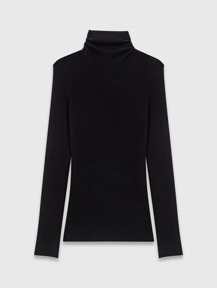 Maglia seconda pelle a collo alto