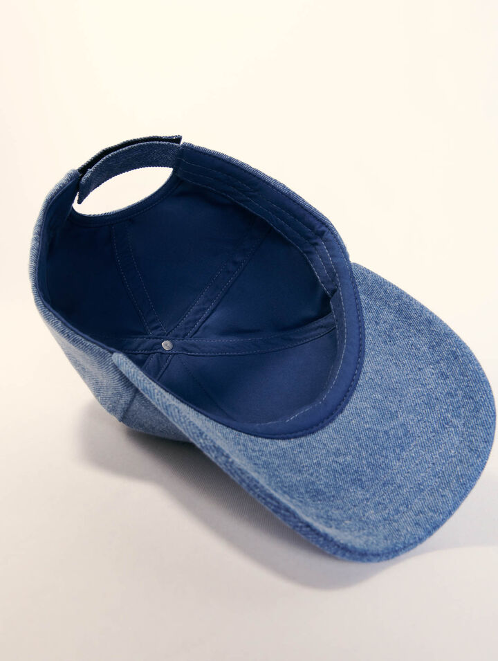 Cappellino in denim