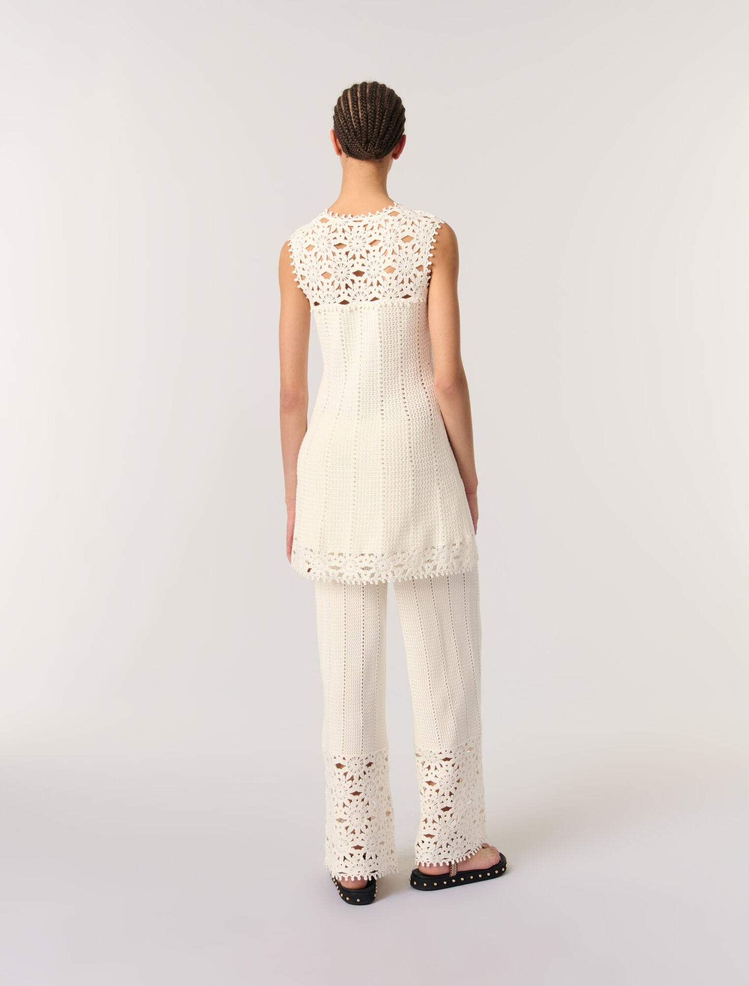 Abito corto in crochet