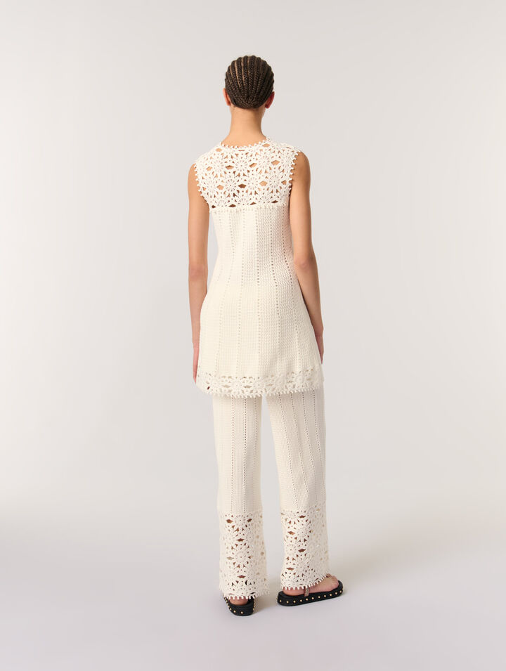 Abito corto in crochet