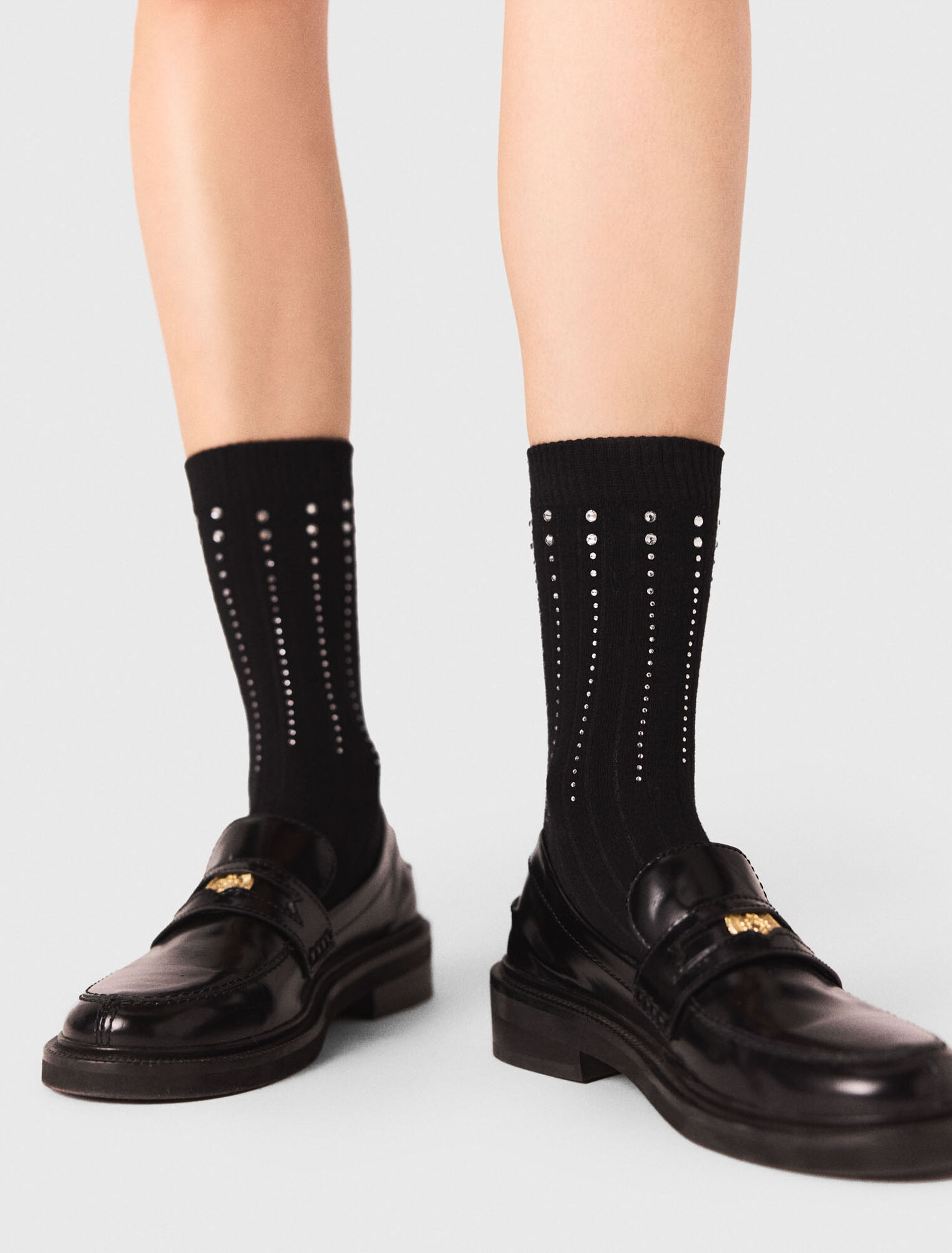 Calzini in cotone con strass