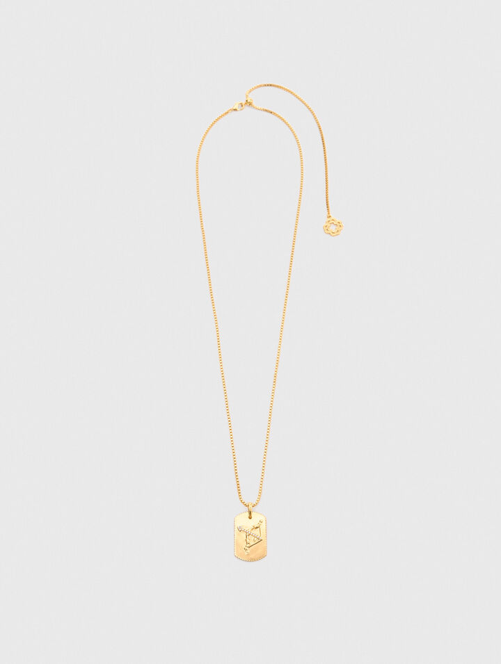 Collana con segno zodiacale