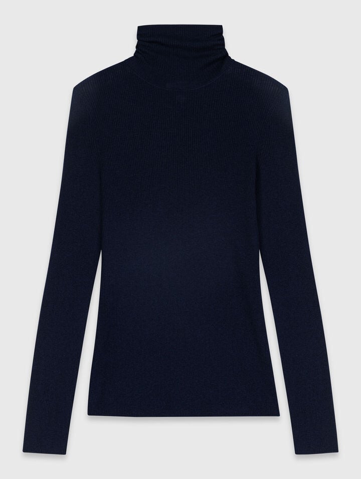 Maglia seconda pelle a collo alto