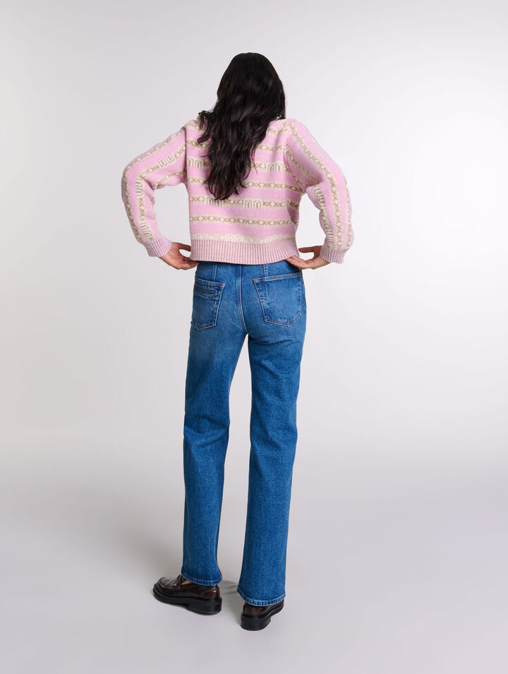 Maglione jacquard
