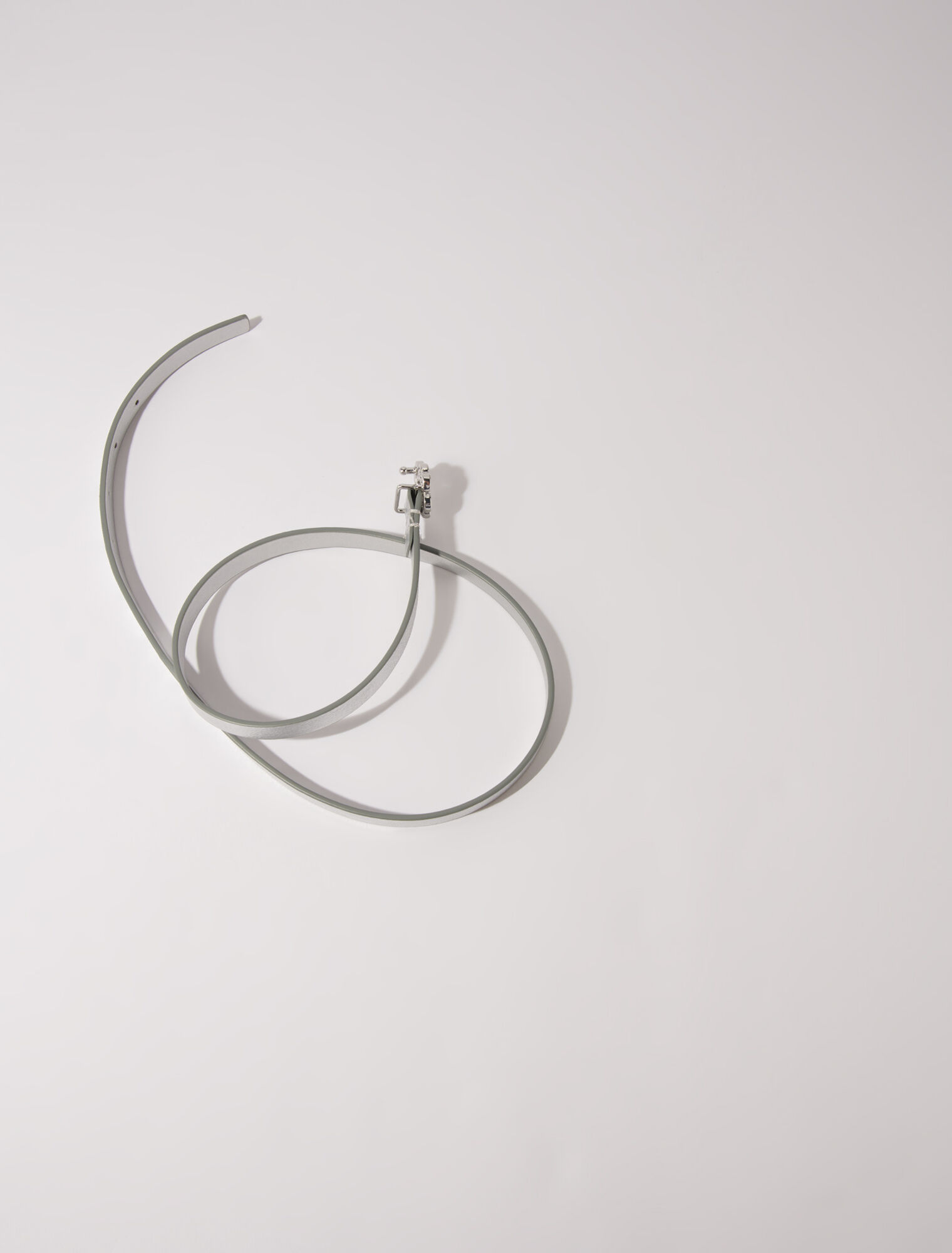 Cintura sottile con fibbia Clover