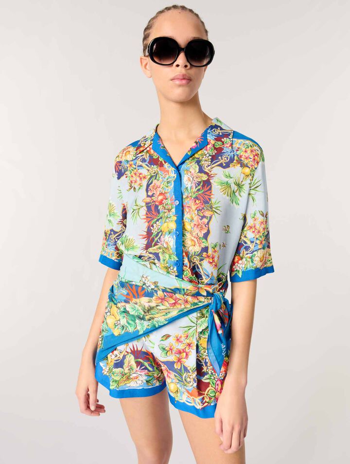 Shorts con stampa