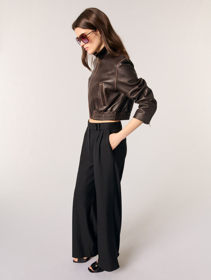 Pantaloni larghi da completo