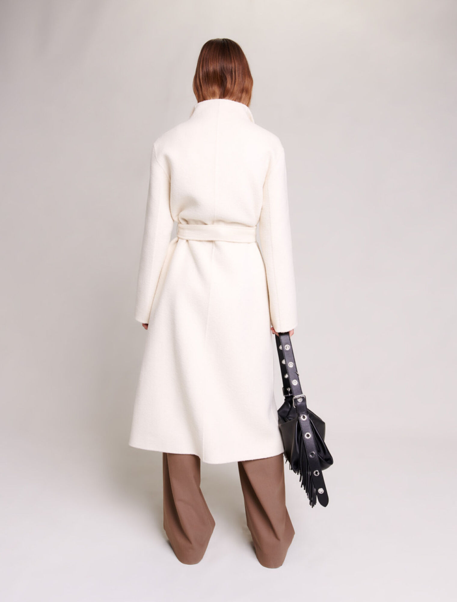 Cappotto midi da allacciare