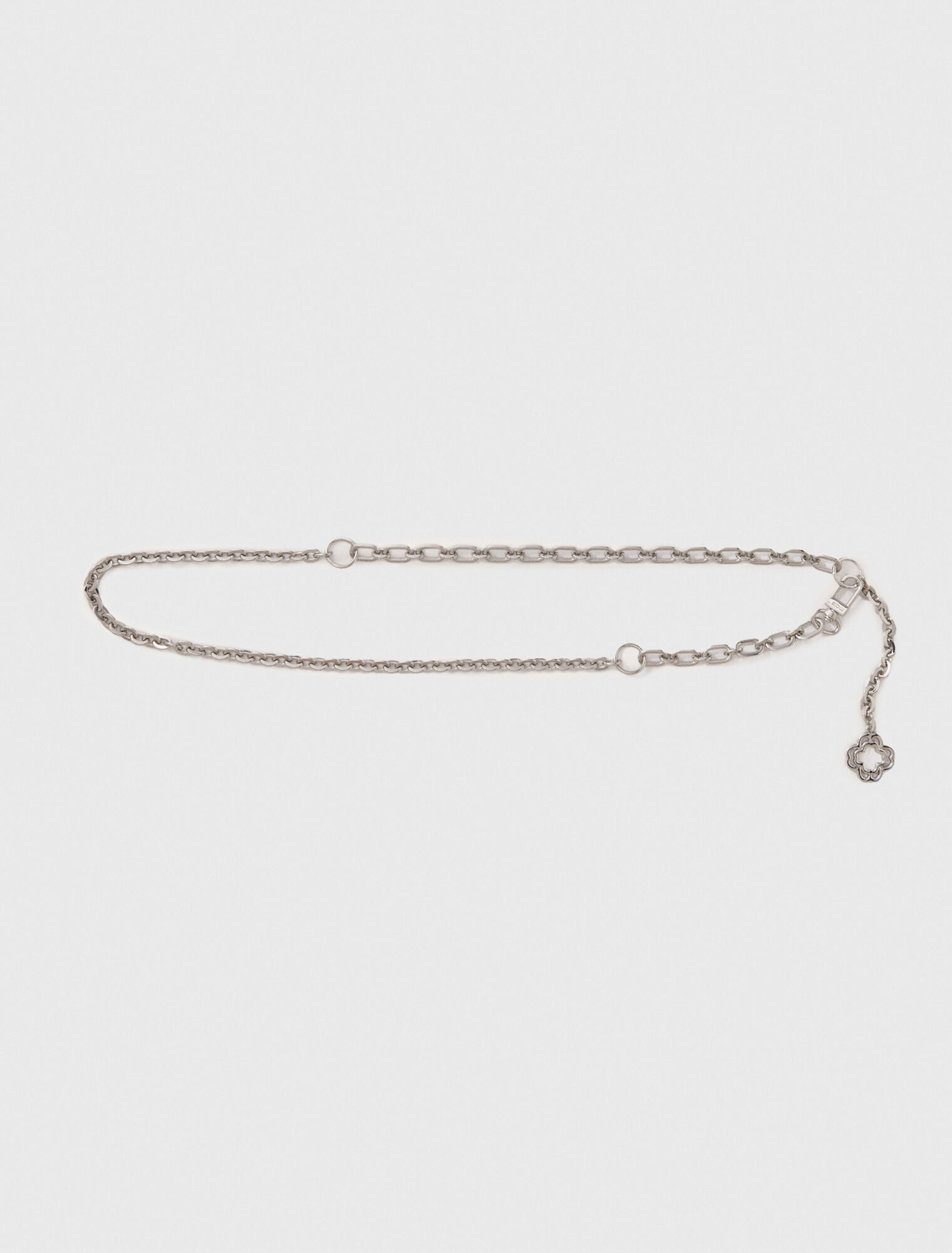 Cintura a catena con logo del Clover