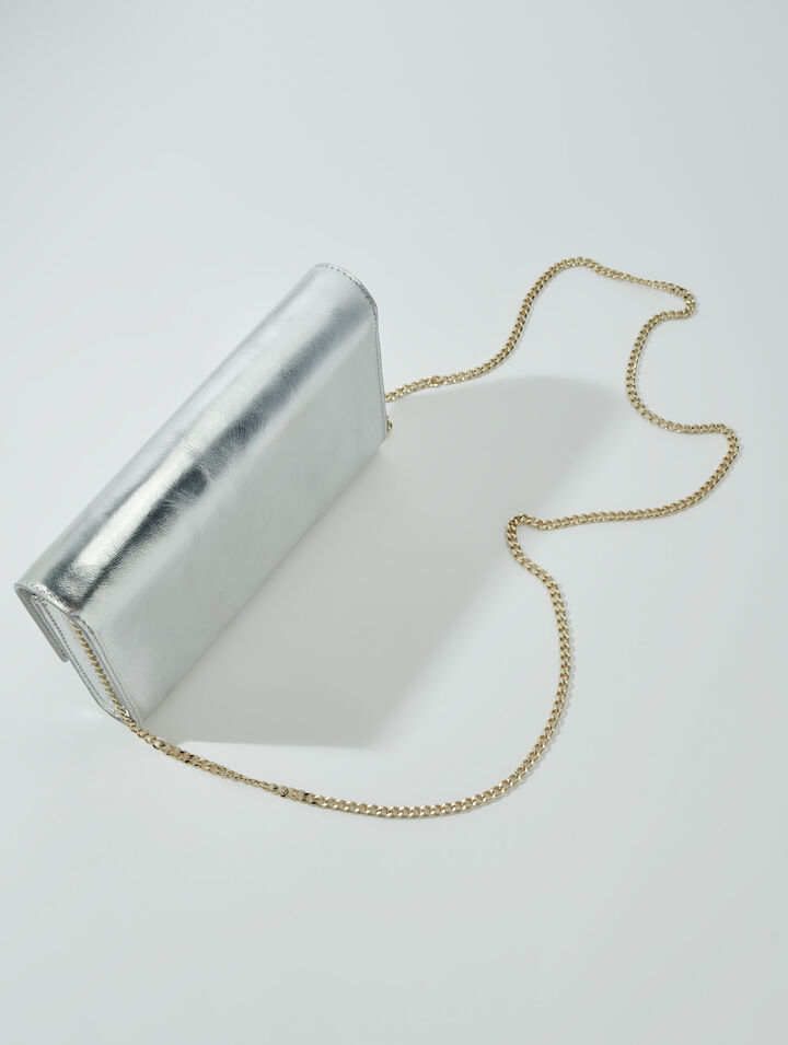 Borsa a portafoglio metallizzato