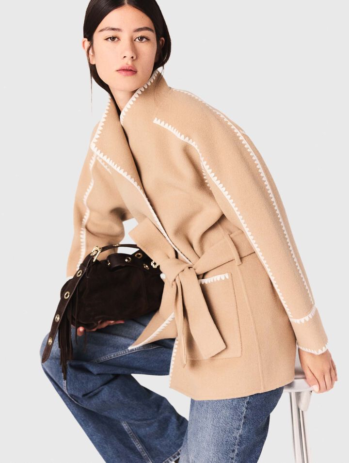 Cappotto corto double face