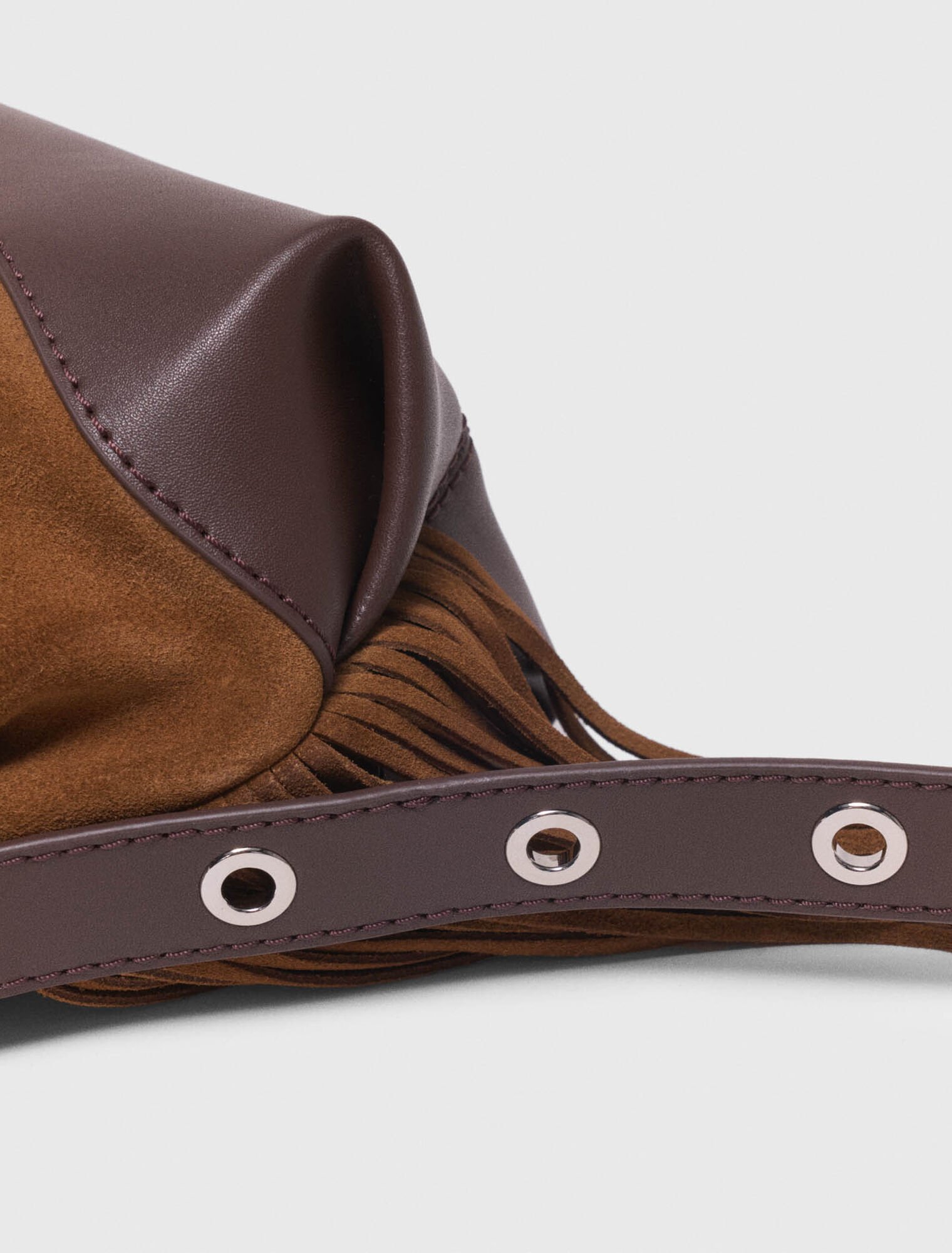 Borsa Miss M mini in pelle/camoscio