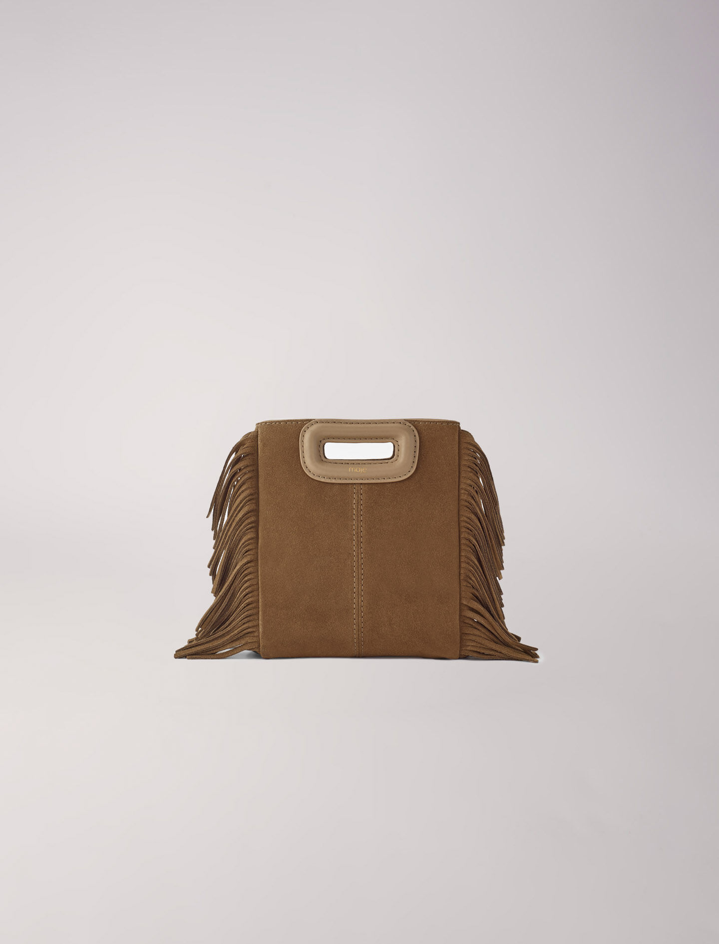 Borsa mini M in pelle scamosciata Borse M Maje