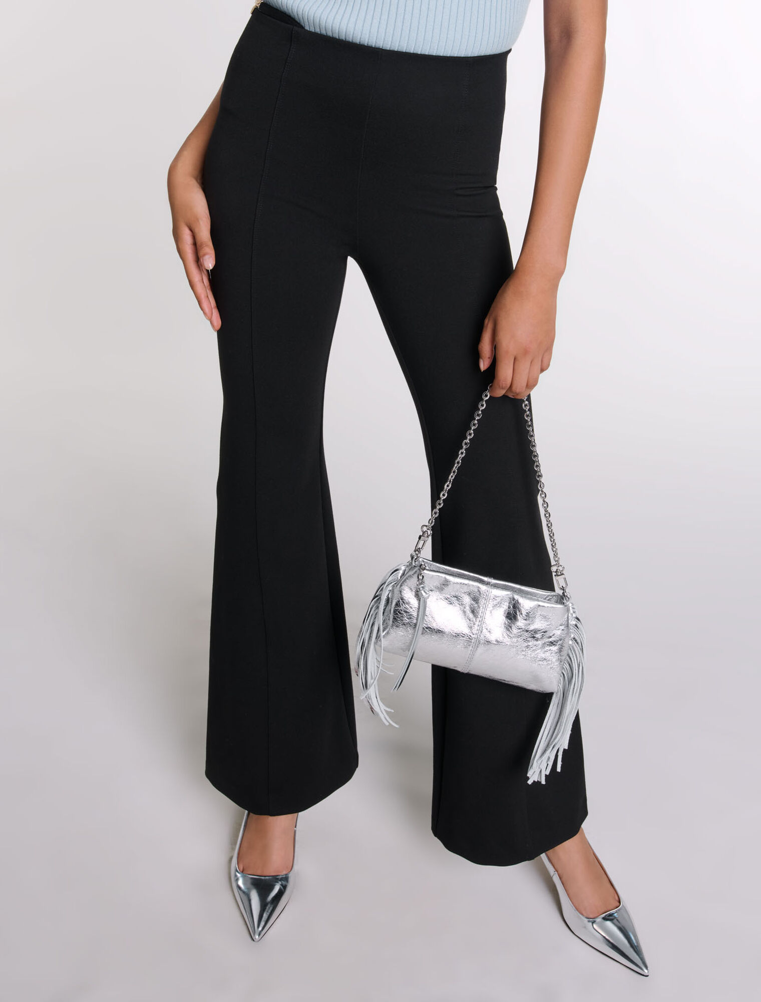 Pantaloni con dettaglio bijoux