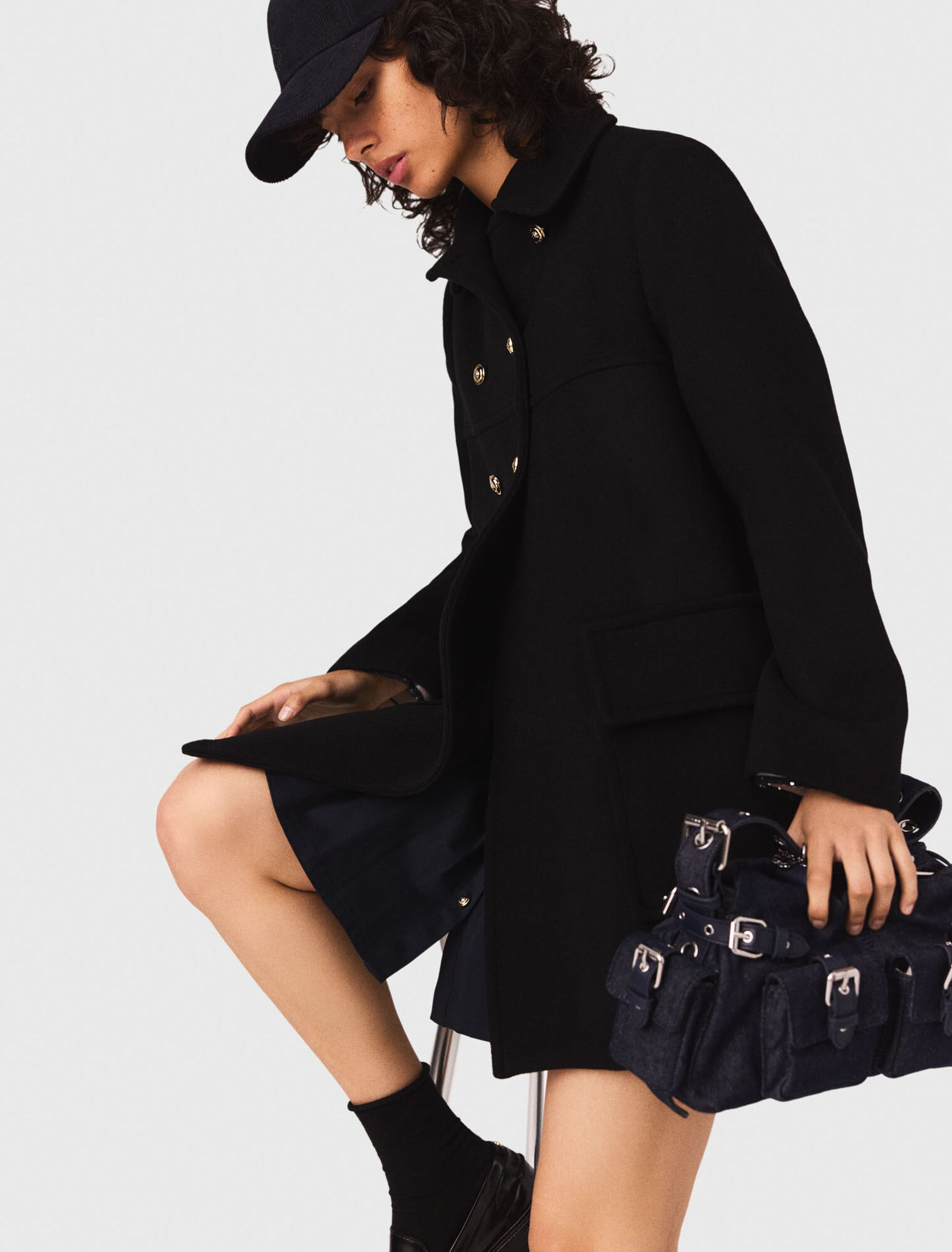 Cappotto in lana mélange