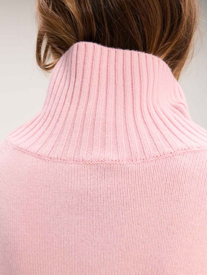 Maglia dolcevita in lana e cashmere