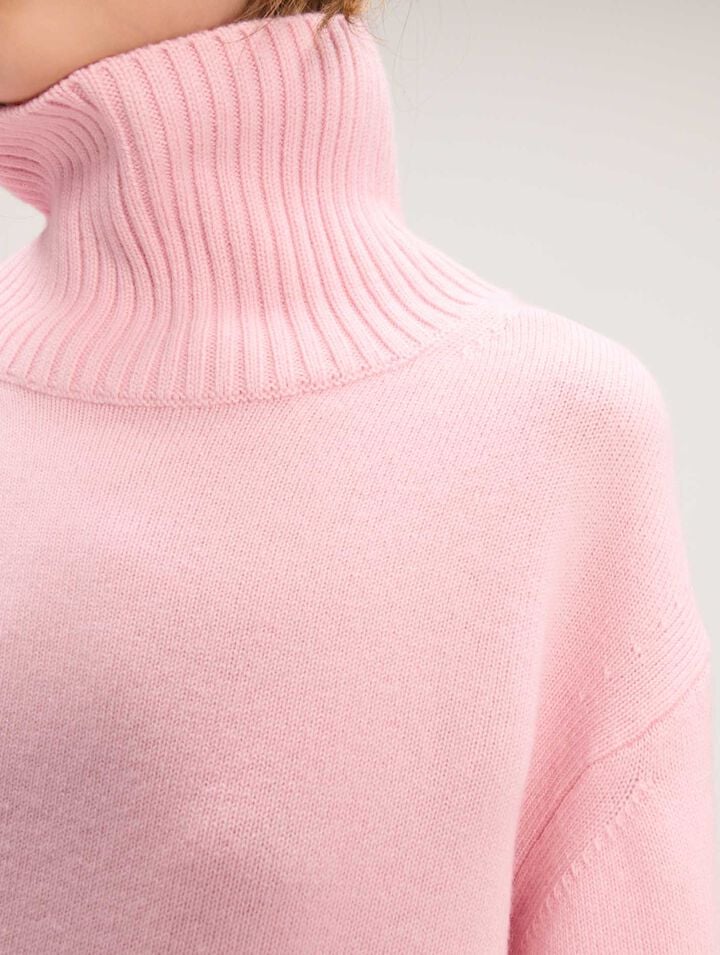 Maglia dolcevita in lana e cashmere