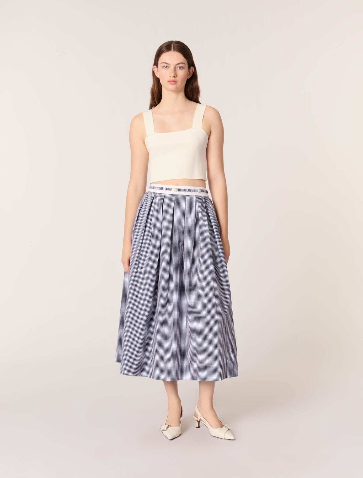 Crop top in maglia