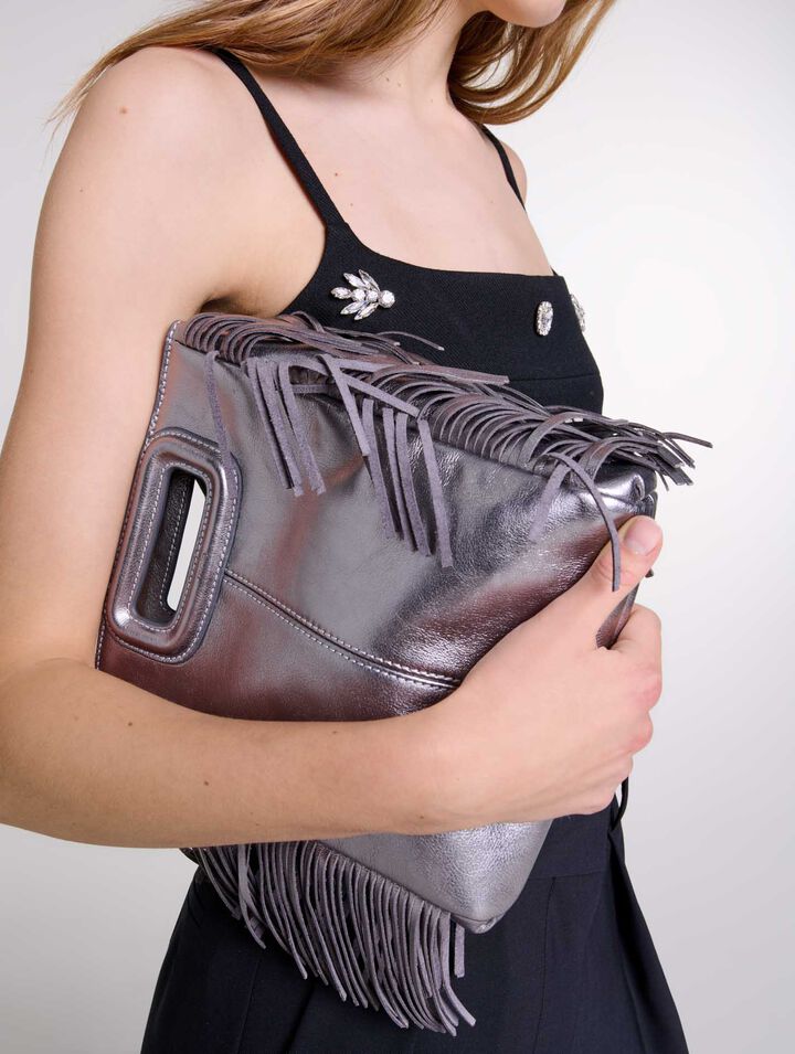 Borsa M in pelle canna di fucile