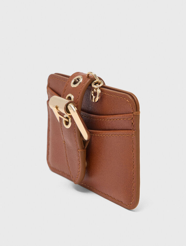 Portacarte Miss M in pelle liscia