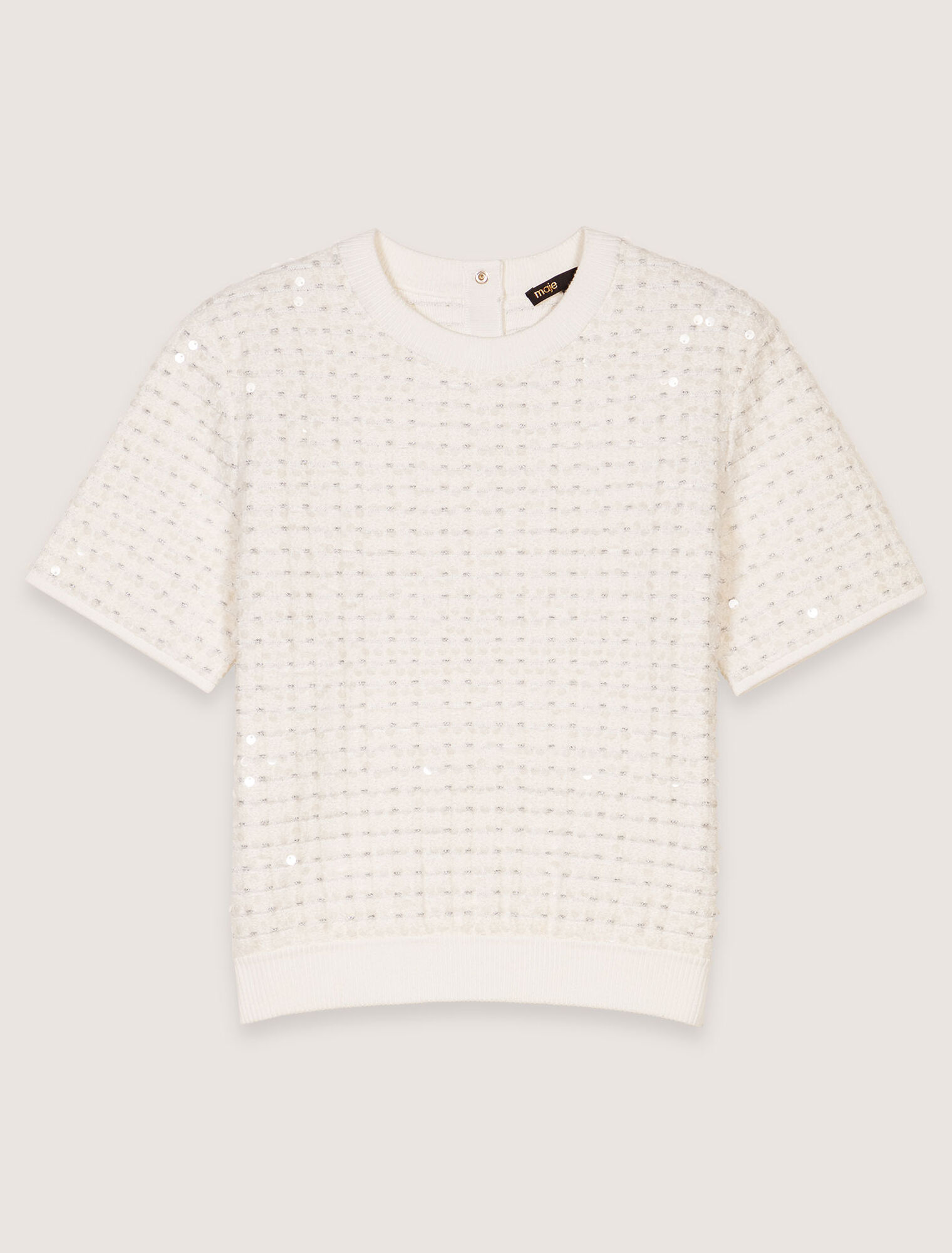 Maglia in maglia a maniche corte