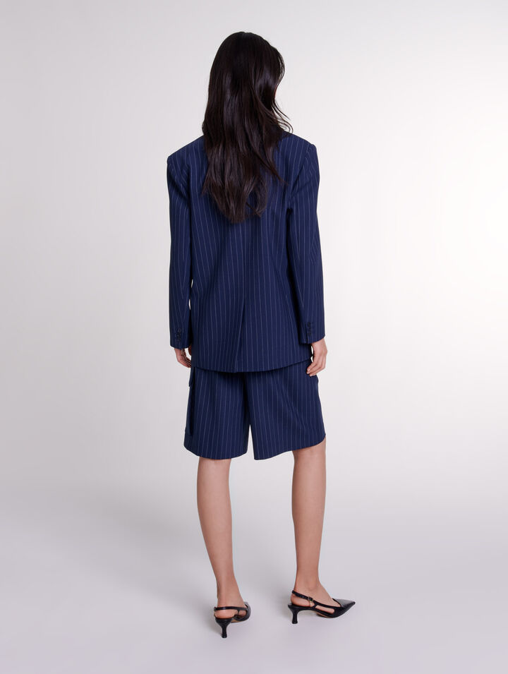 Giacca da tailleur a righe