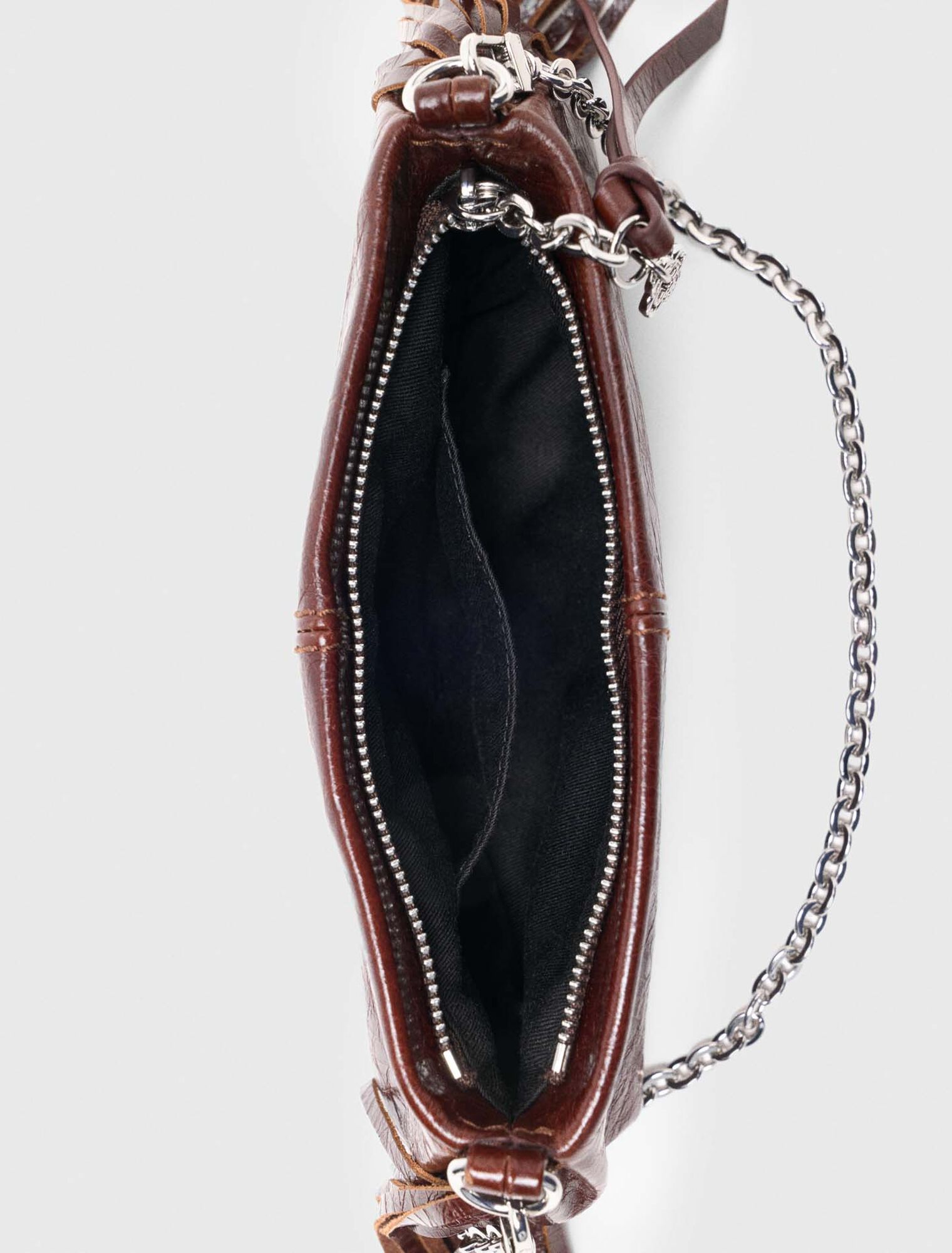 Pochette Miss M pouch pelle vernice