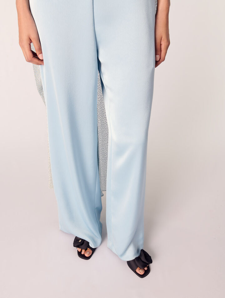 Tuta jumpsuit in lurex 2 in 1