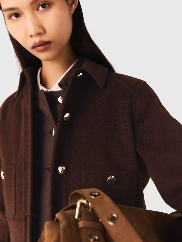 Cappotto corto double face