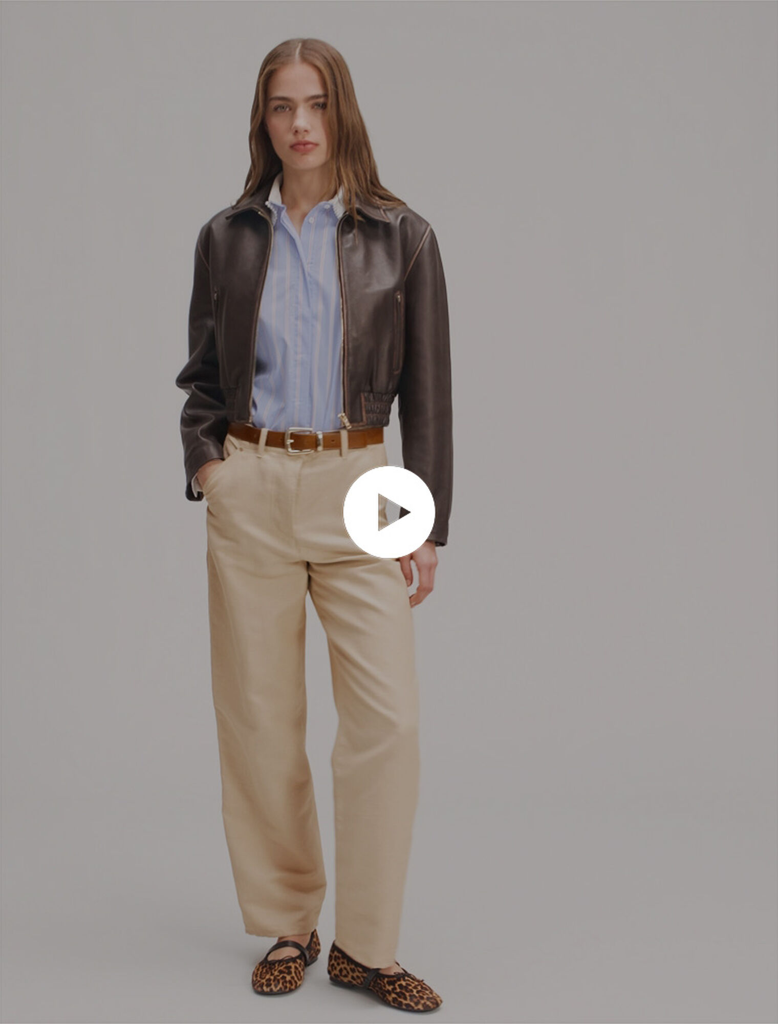 Pantaloni da tailleur lino e cotone
