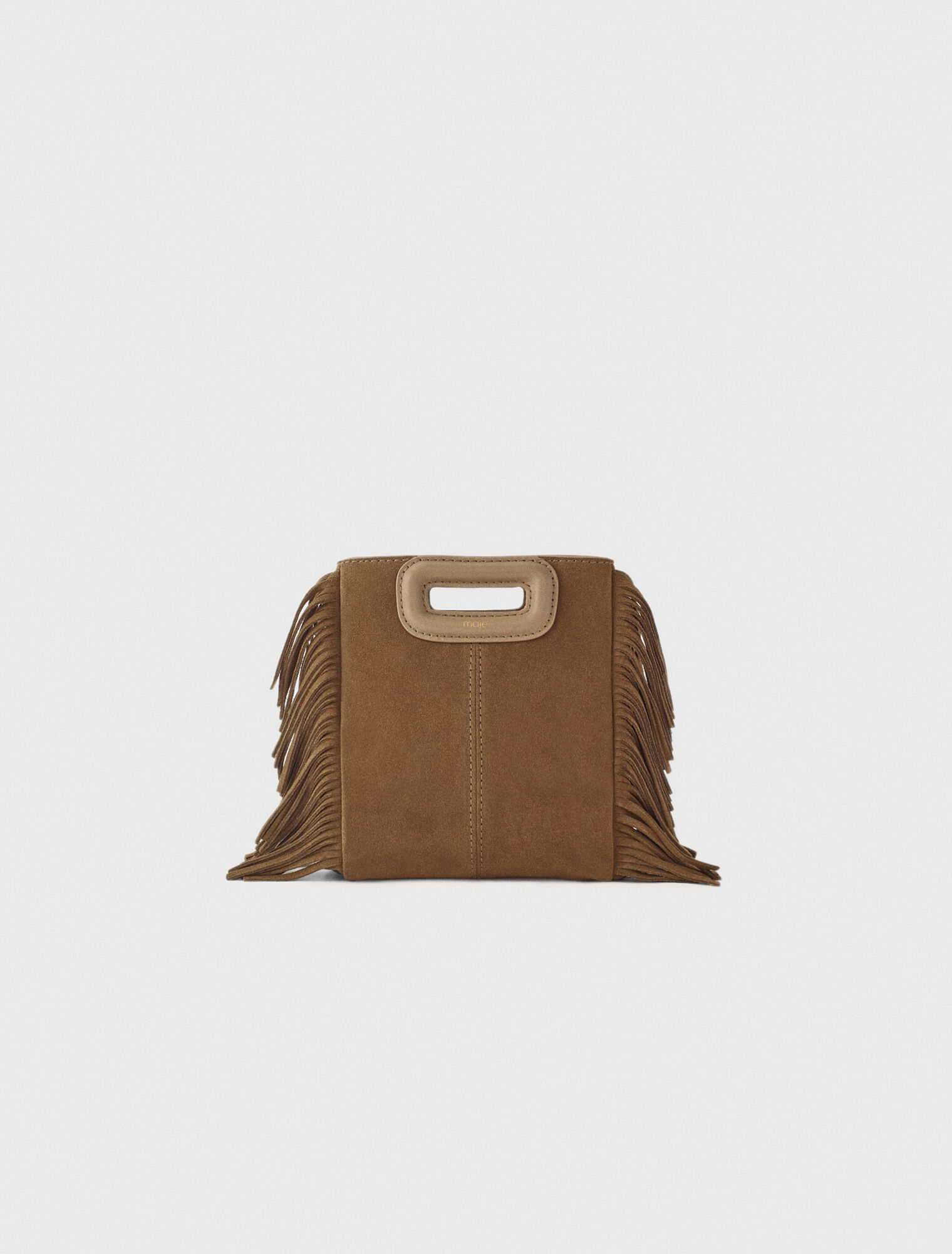Borsa mini M in pelle scamosciata