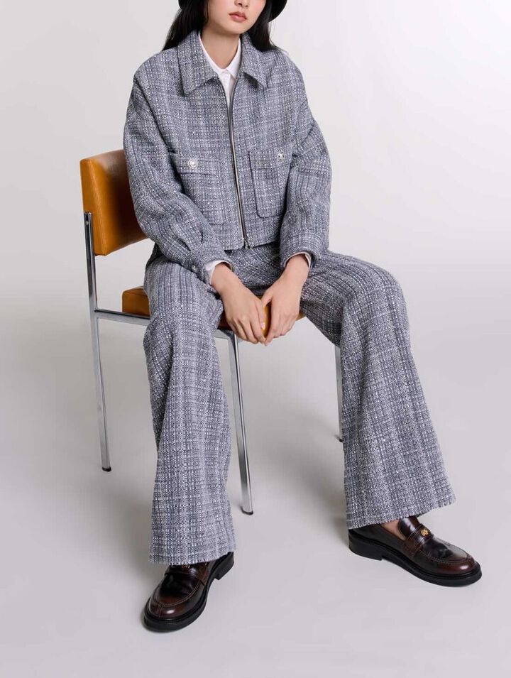 Pantaloni in tweed