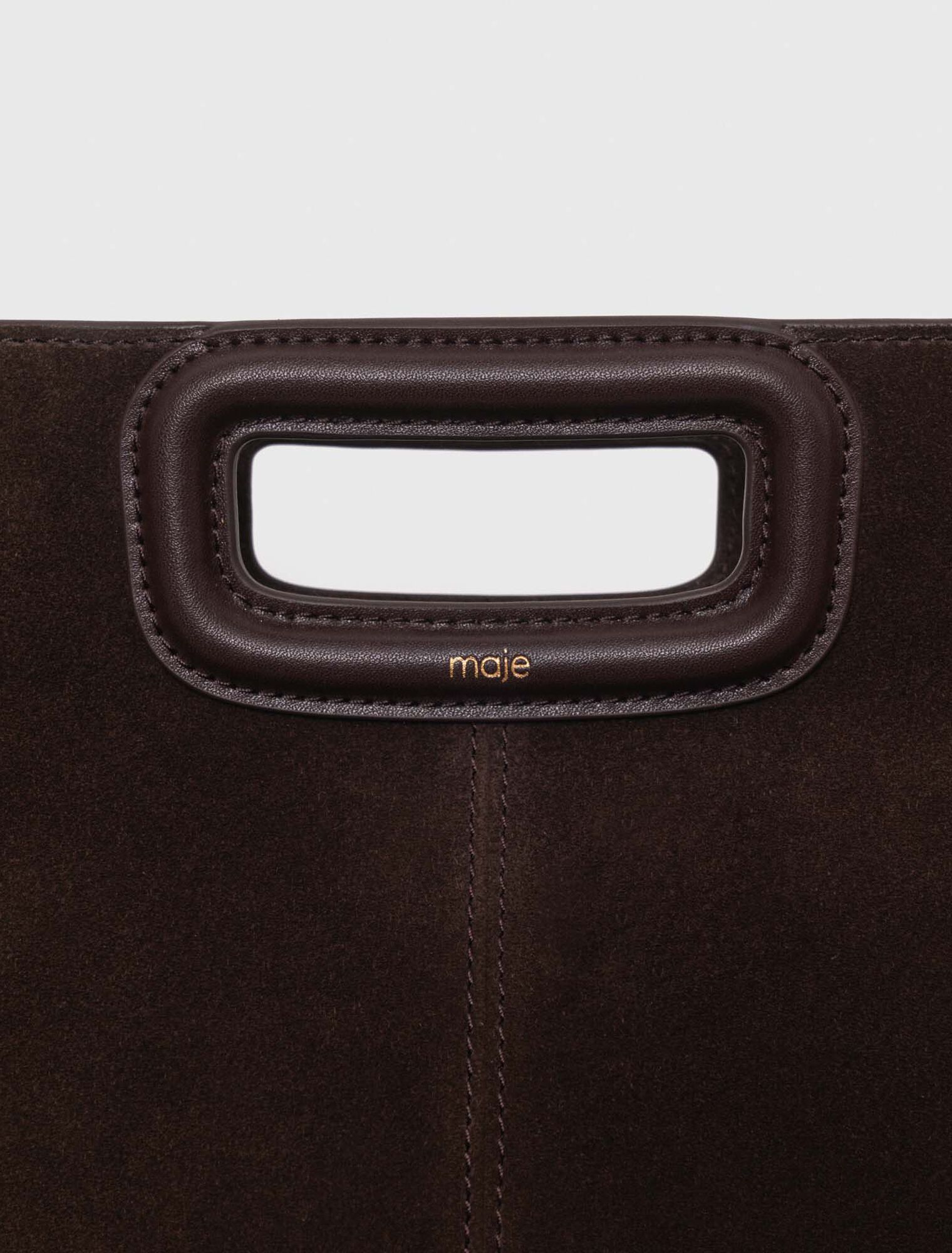 Borsa M in pelle scamosciata