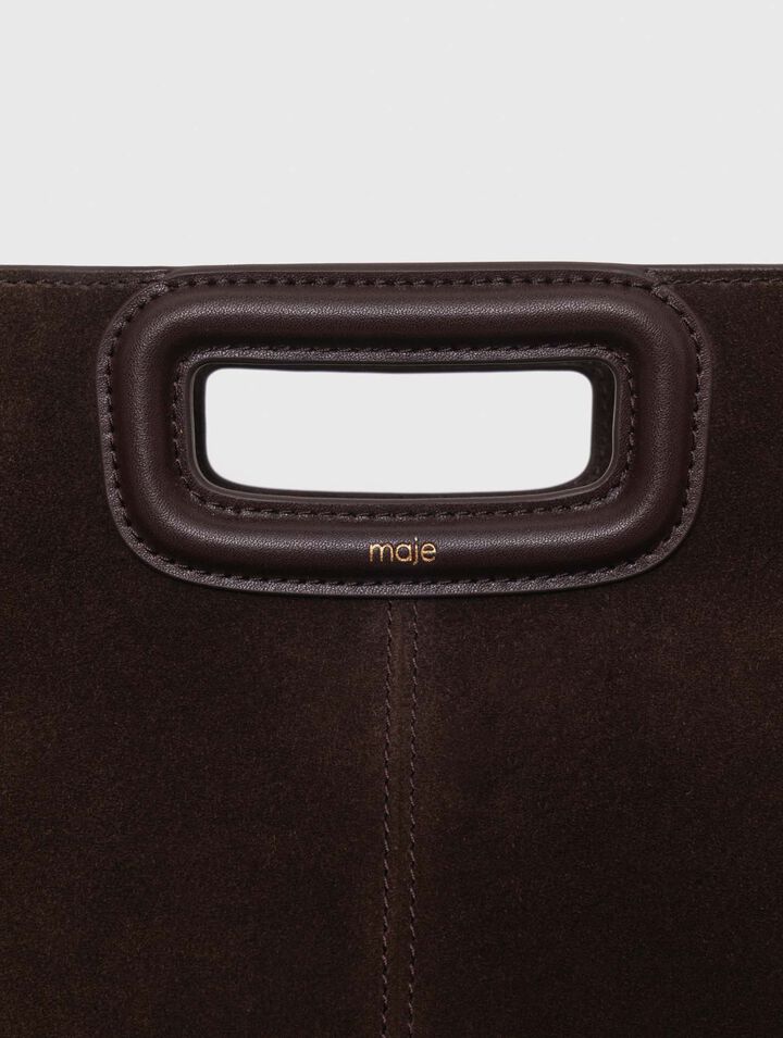 Borsa M in pelle scamosciata