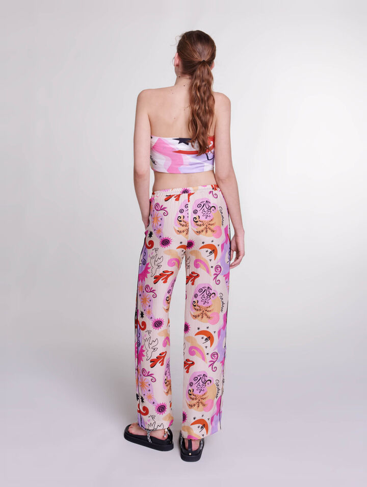 Pantaloni in seta