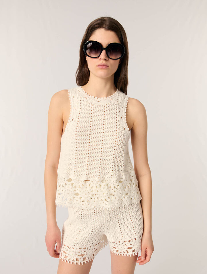 Shorts in crochet