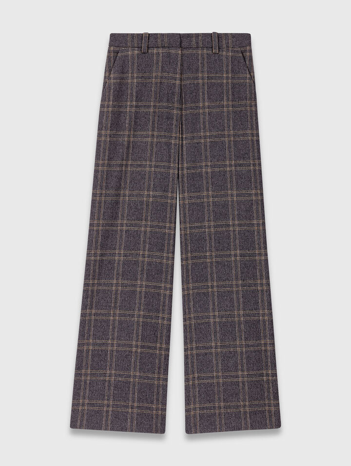 Pantaloni da tailleur a quadri