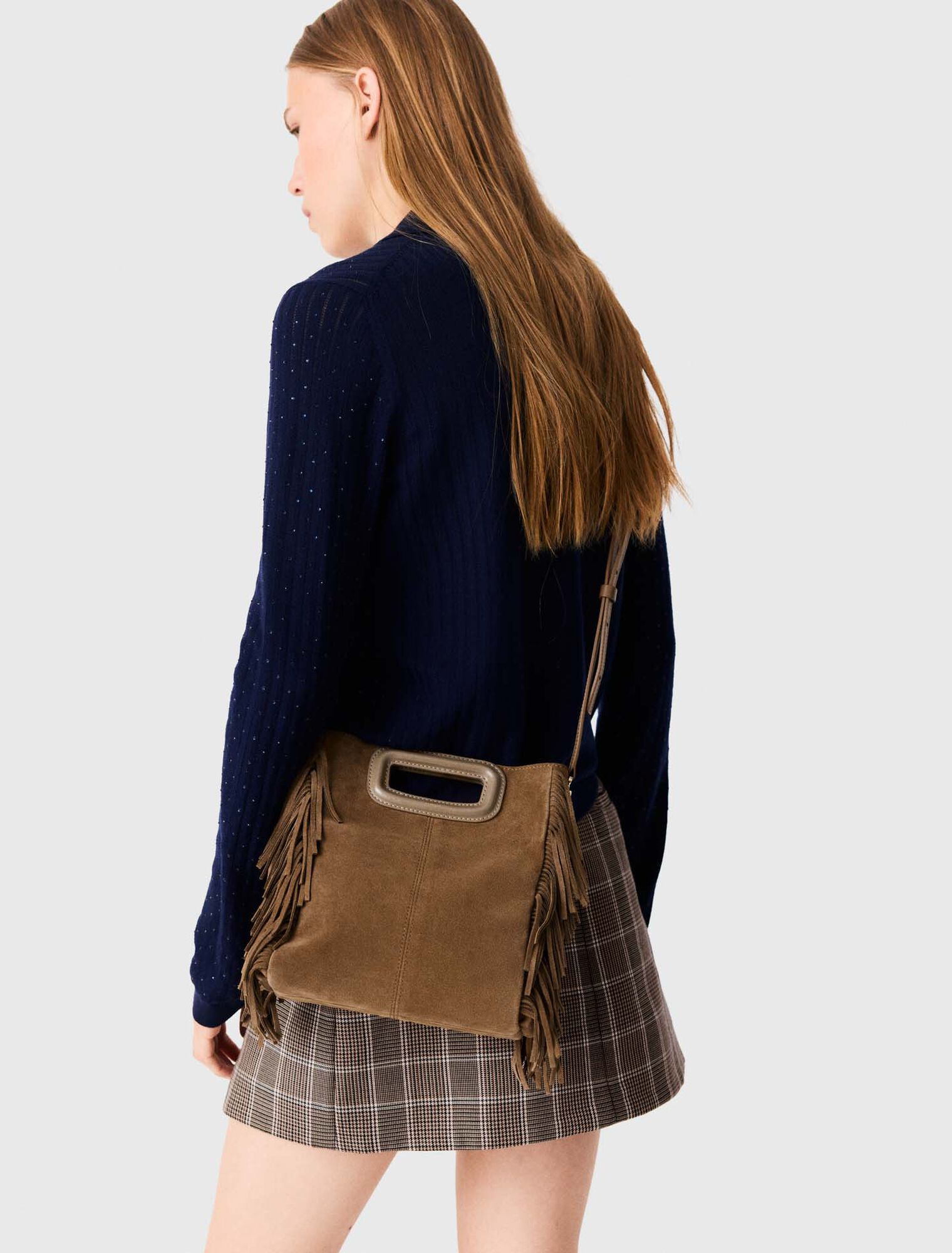 Borsa M in scamosciato