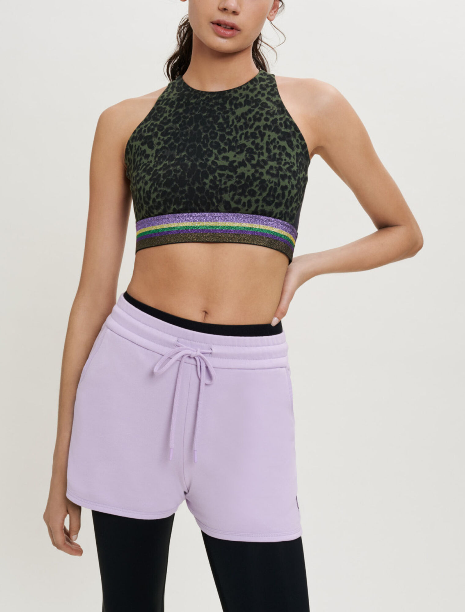 Pantaloncini sportivi in pile
