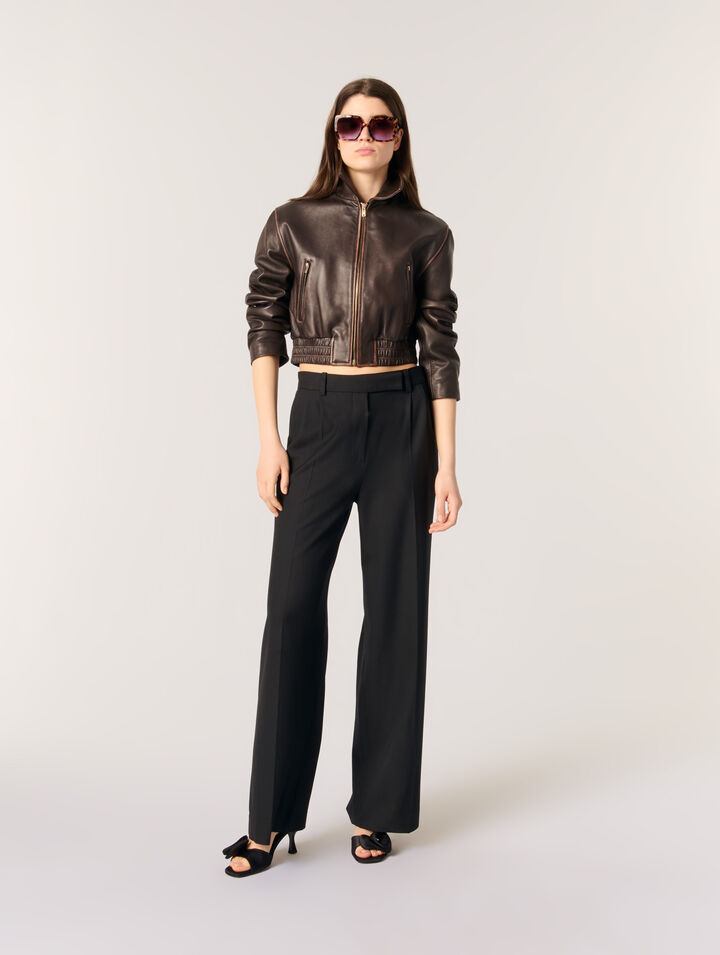 Pantaloni larghi da completo