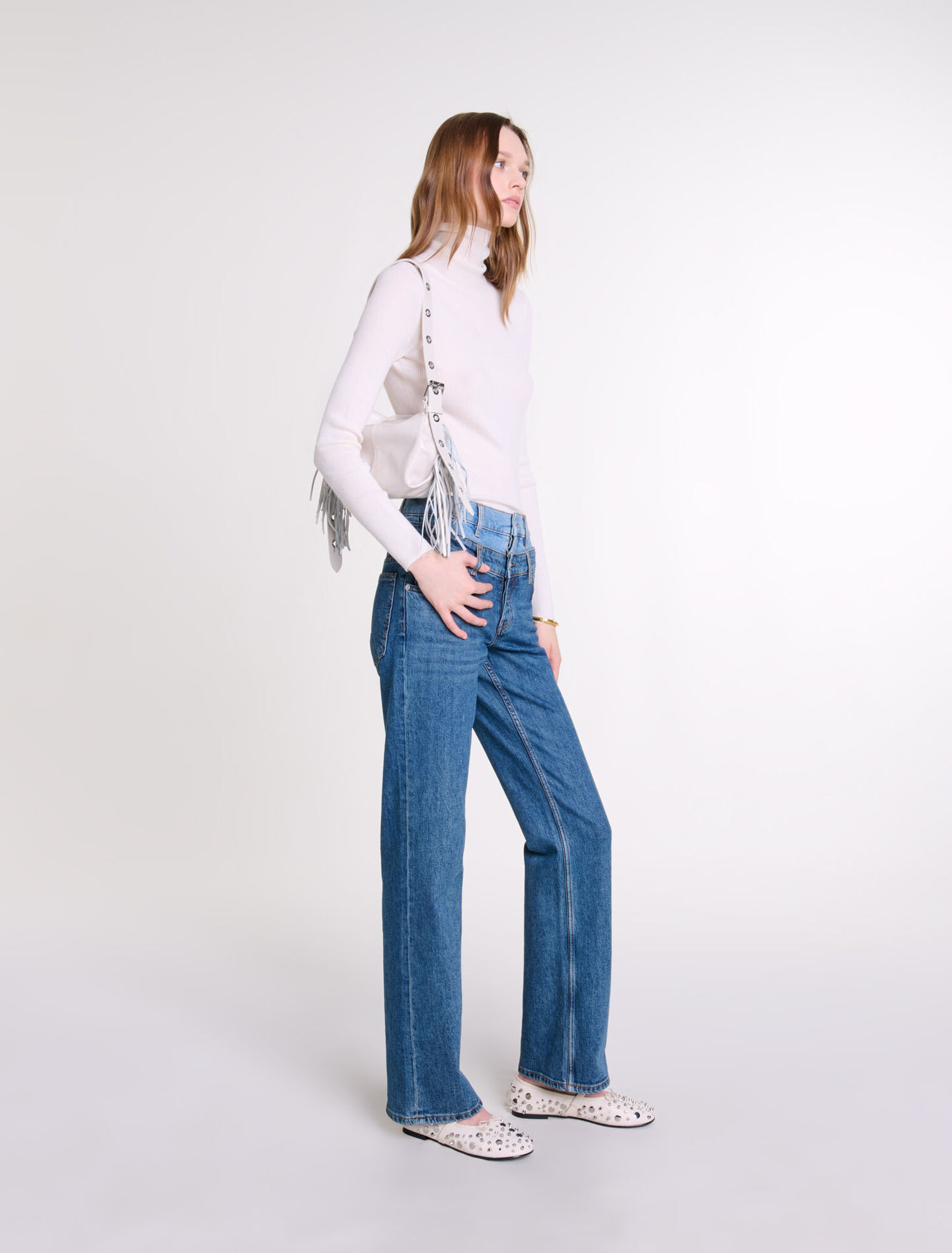 Jeans doppia cintura