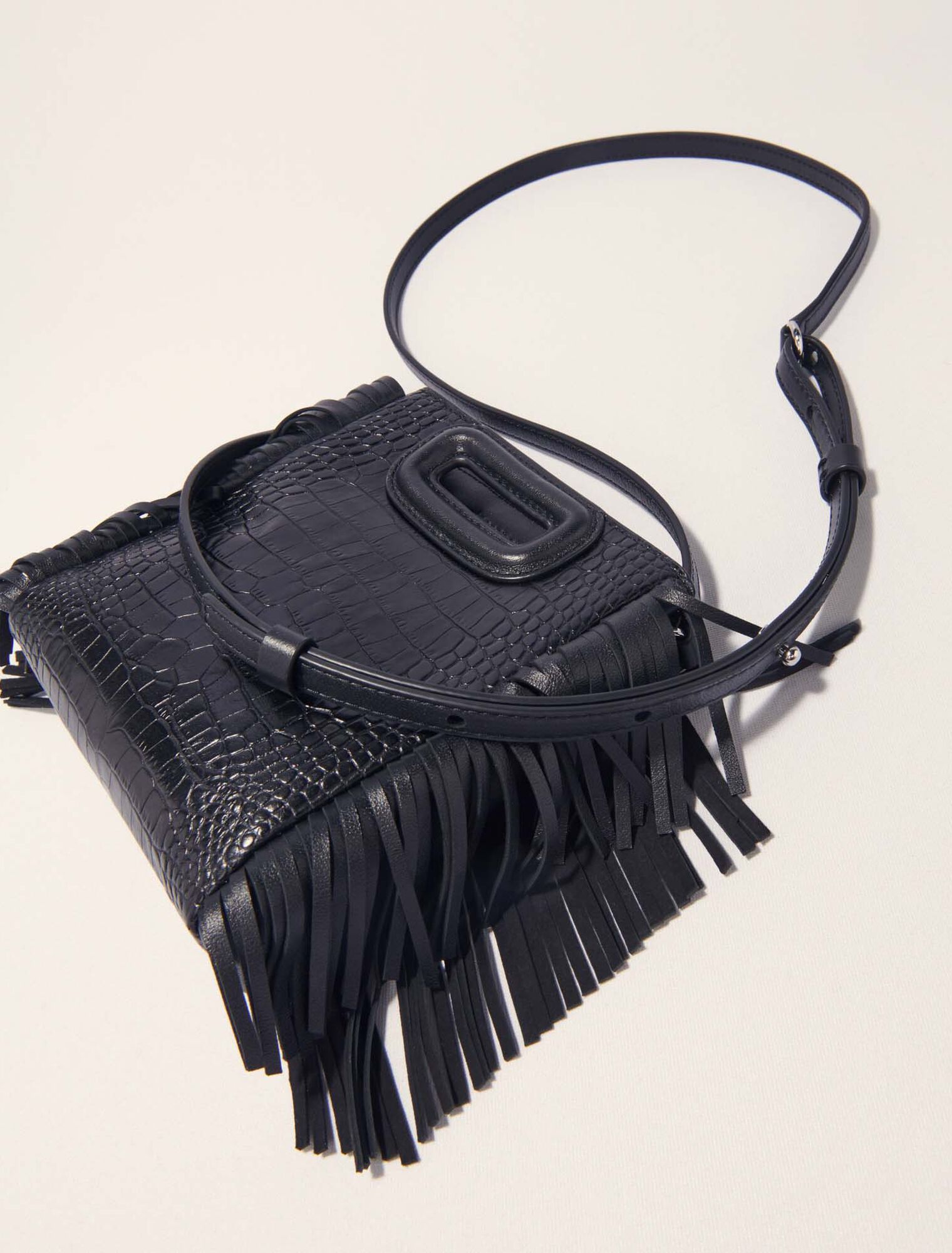 Borsa M Mini in pelle di coccodrillo
