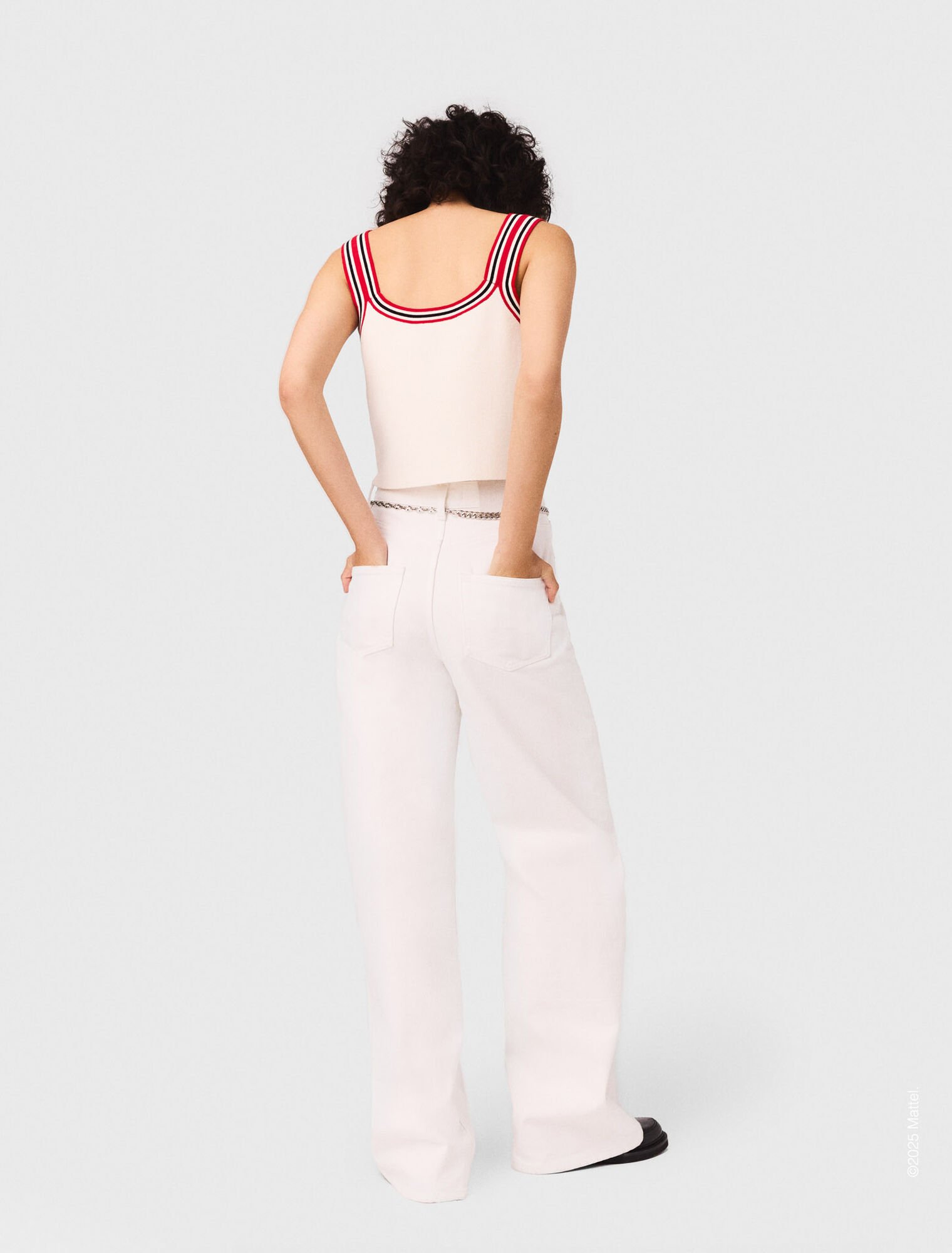 Top corto in maglia